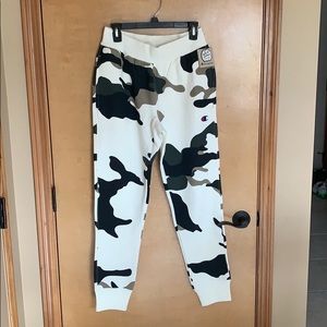 Champion Camo Jogger Sweatpants sz Small
